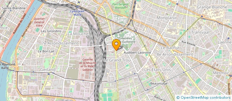 localisation de l'entreprise MONSIEUR STEPHANE GILLOT  LYON