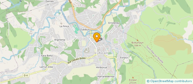 localisation de l'entreprise MONSIEUR STEPHANE GINAT à ASCAIN