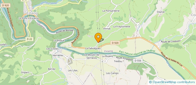 localisation de l'entreprise MONSIEUR STEPHANE GINISTY  ESTAING