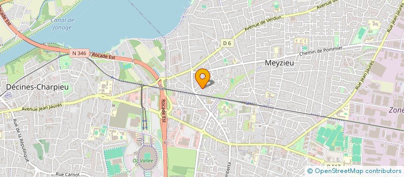 localisation de l'entreprise MONSIEUR STEPHANE GIORDANO à MEYZIEU