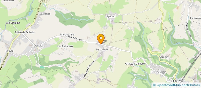 localisation de l'entreprise MONSIEUR STEPHANE GIRARD  DOISSIN