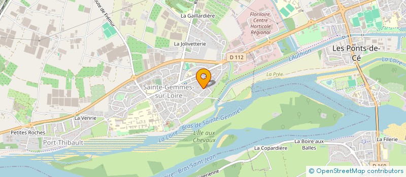 localisation de l'entreprise MONSIEUR STEPHANE GIRARDIN  SAINTE-GEMMES-SUR-LOIRE