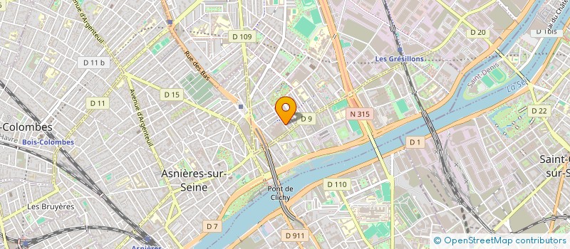 localisation de l'entreprise MONSIEUR STEPHANE GIRAUD à GENNEVILLIERS
