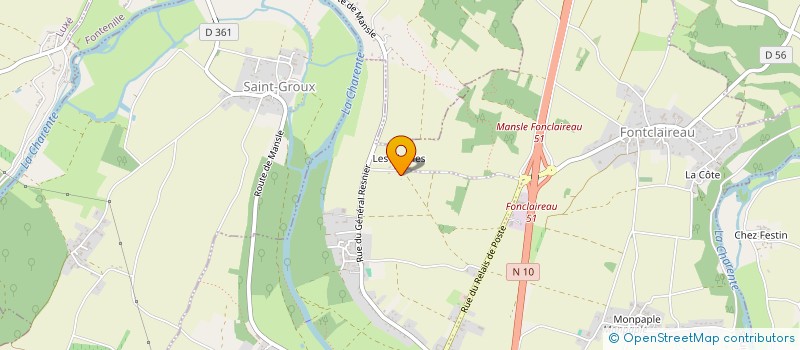 localisation de l'entreprise MONSIEUR STEPHANE GIRAUDEAU ESTIN à MANSLE-LES-FONTAINES
