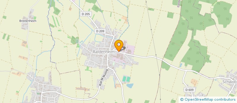 localisation de l'entreprise MONSIEUR STEPHANE GISSELBRECHT  BALDENHEIM