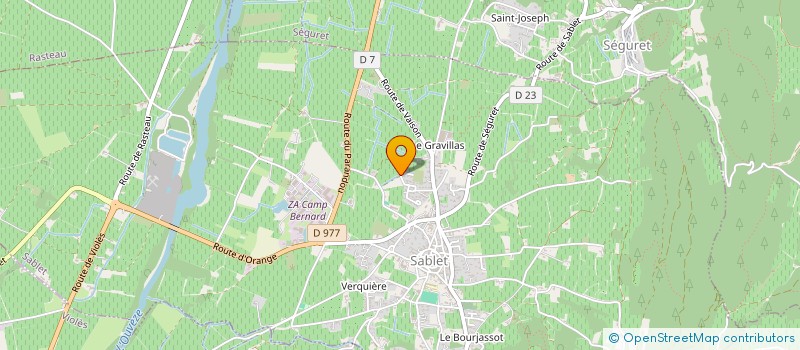 localisation de l'entreprise MONSIEUR STEPHANE GLAIN  SABLET