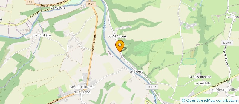 localisation de l'entreprise MONSIEUR STEPHANE GLAIS  PONT-D'OUILLY