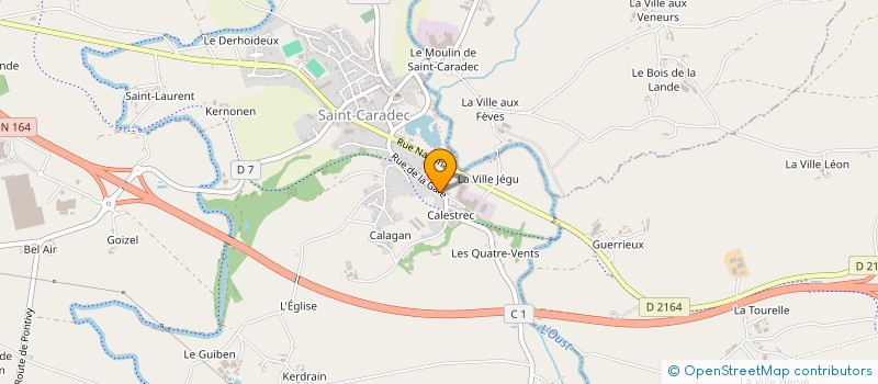 localisation de l'entreprise MONSIEUR STEPHANE GLOUX  SAINT-CARADEC