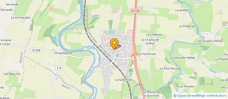 localisation de l'entreprise MONSIEUR STEPHANE GOARNISSON à CHEVAIGNE