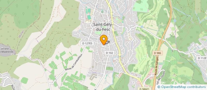 localisation de l'entreprise MONSIEUR STEPHANE GOBARD à SAINT-GELY-DU-FESC