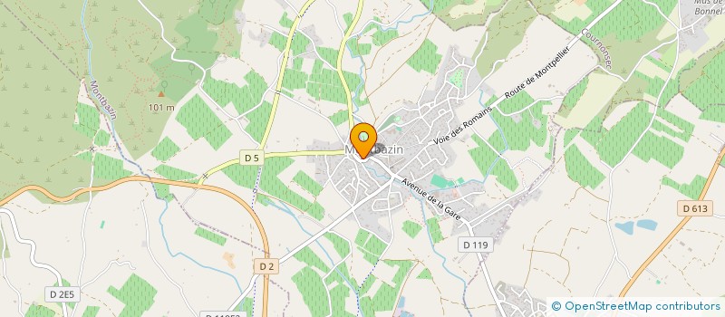 localisation de l'entreprise MONSIEUR STEPHANE GOBBI  MONTBAZIN