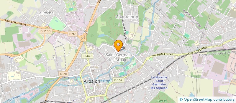 localisation de l'entreprise MONSIEUR STEPHANE GOBILLOT à SAINT-GERMAIN-LES-ARPAJON
