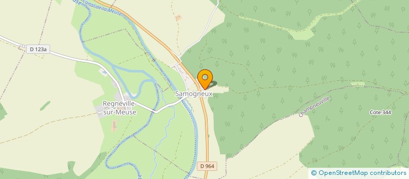 localisation de l'entreprise MONSIEUR STEPHANE GODOT  SAMOGNEUX