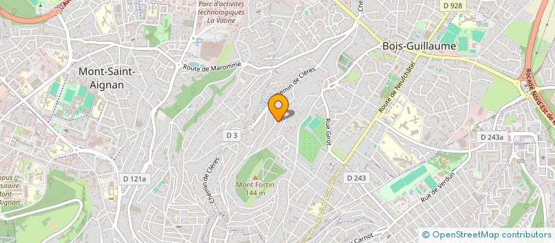 localisation de l'entreprise MONSIEUR STEPHANE GOLDFARB à BOIS-GUILLAUME