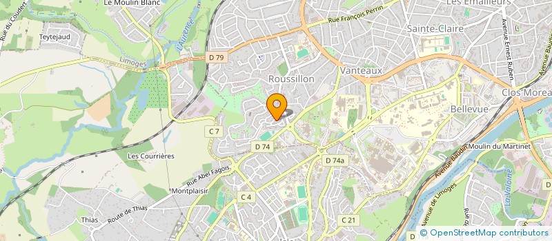 localisation de l'entreprise MONSIEUR STEPHANE GOMEZ à LIMOGES