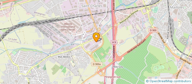 localisation de l'entreprise MONSIEUR STEPHANE GOMEZ  PERPIGNAN