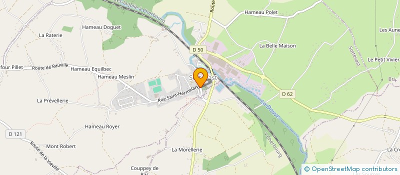 localisation de l'entreprise MONSIEUR STEPHANE GONDET  SOTTEVAST