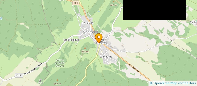 localisation de l'entreprise MONSIEUR STEPHANE GOSSELIN  CHAUX-DES-CROTENAY