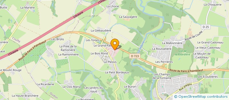 localisation de l'entreprise MONSIEUR STEPHANE GOUJON  OUDON