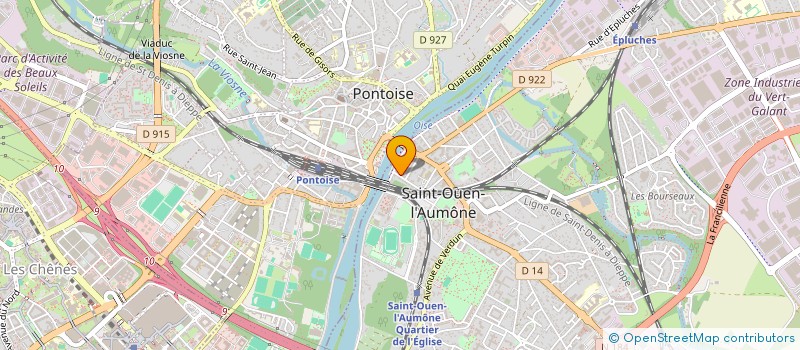 localisation de l'entreprise MONSIEUR STEPHANE GOUNY à SAINT-OUEN-L'AUMONE