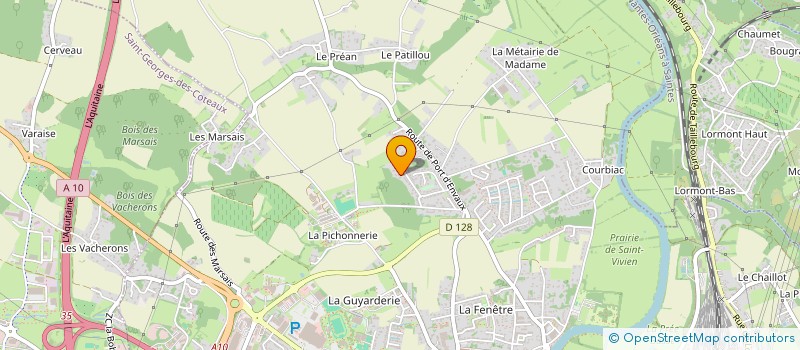 localisation de l'entreprise MONSIEUR STEPHANE GOURAUD  SAINTES