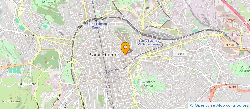 localisation de l'entreprise MONSIEUR STEPHANE GOURAULT  SAINT-ETIENNE