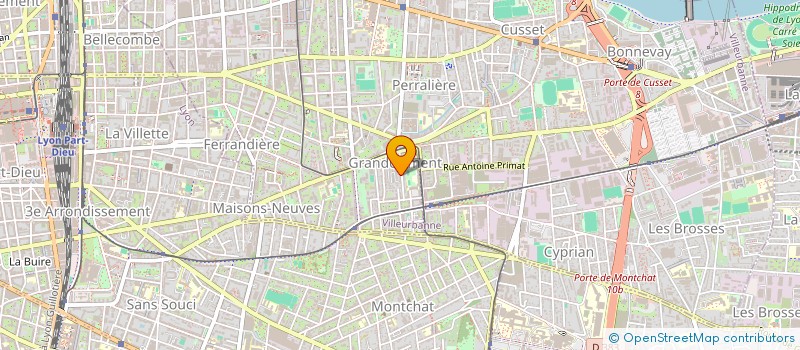 localisation de l'entreprise MONSIEUR STEPHANE GOURDIN  VILLEURBANNE