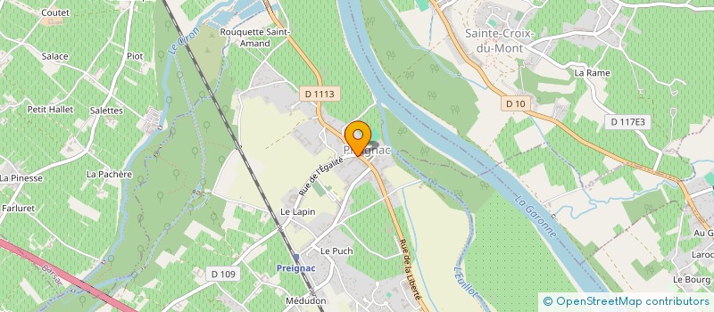 localisation de l'entreprise MONSIEUR STEPHANE GOURGUES  PREIGNAC