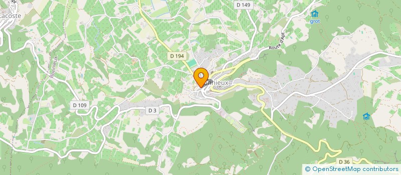 localisation de l'entreprise MONSIEUR STEPHANE GOUSSEY à BONNIEUX
