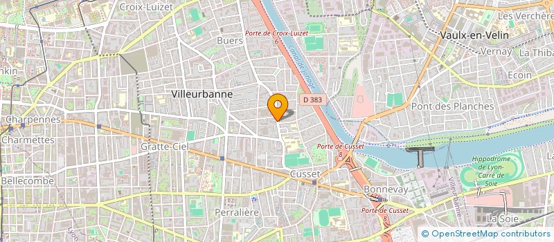 localisation de l'entreprise MONSIEUR STEPHANE GOUTENOIR à VILLEURBANNE