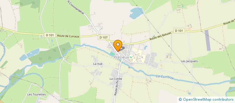 localisation de l'entreprise MONSIEUR STEPHANE GOUTTEBROZE  PRECIEUX