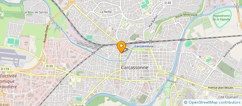 localisation de l'entreprise MONSIEUR STEPHANE GOUZES  CARCASSONNE