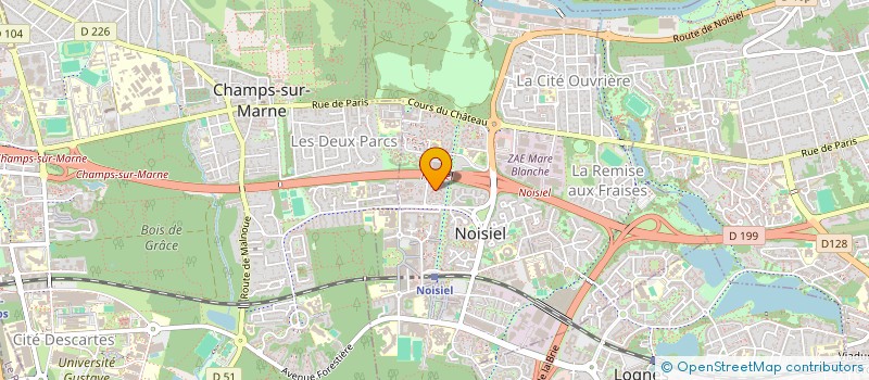 localisation de l'entreprise MONSIEUR STEPHANE GOUZIEN  NOISIEL