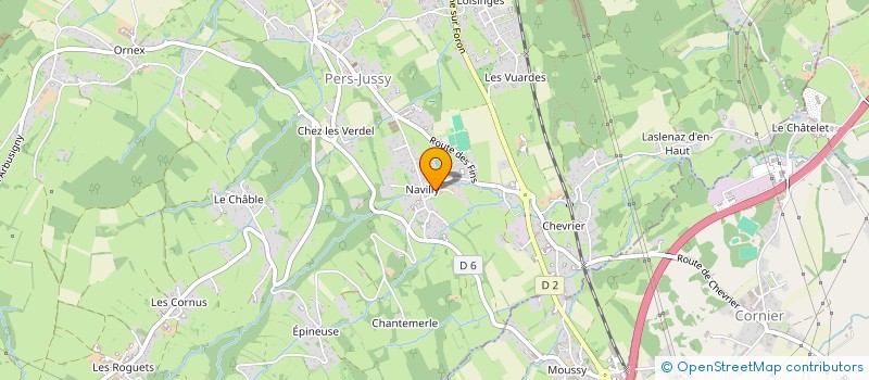 localisation de l'entreprise MONSIEUR STEPHANE GOY à LA CLUSAZ