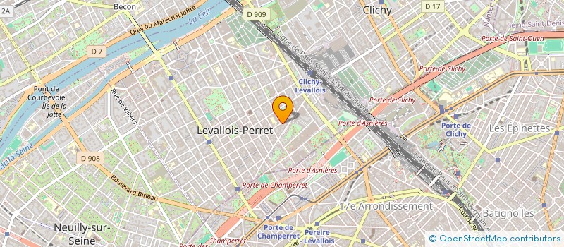 localisation de l'entreprise MONSIEUR STEPHANE GOYEAU à LEVALLOIS-PERRET
