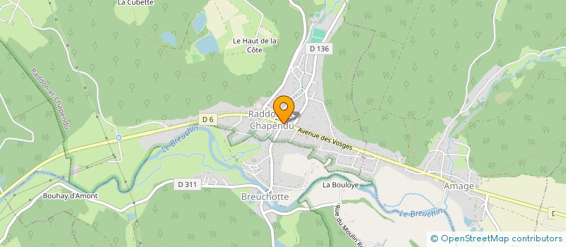 localisation de l'entreprise MONSIEUR STEPHANE GRANDIN à RADDON-ET-CHAPENDU