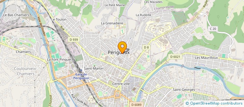 localisation de l'entreprise MONSIEUR STEPHANE GRANDIN  PERIGUEUX