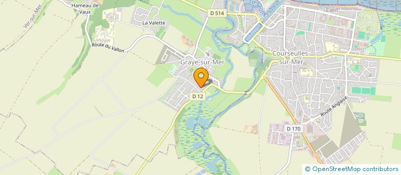 localisation de l'entreprise MONSIEUR STEPHANE GRANDRIE  GRAYE-SUR-MER