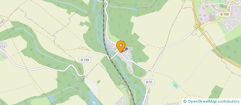 localisation de l'entreprise MONSIEUR STEPHANE GRANDVAL  BRIGNANCOURT