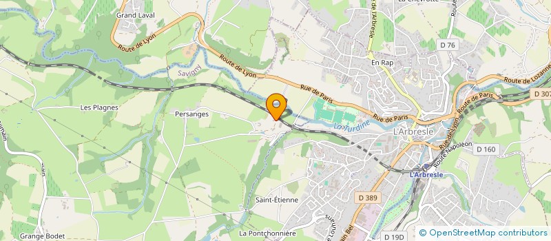 localisation de l'entreprise MONSIEUR STEPHANE GRANGE  SAVIGNY