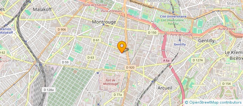 localisation de l'entreprise MONSIEUR STEPHANE GRAS à MONTROUGE