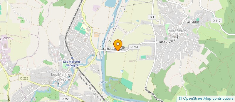 localisation de l'entreprise MONSIEUR STEPHANE GRAVIERE  MIREFLEURS