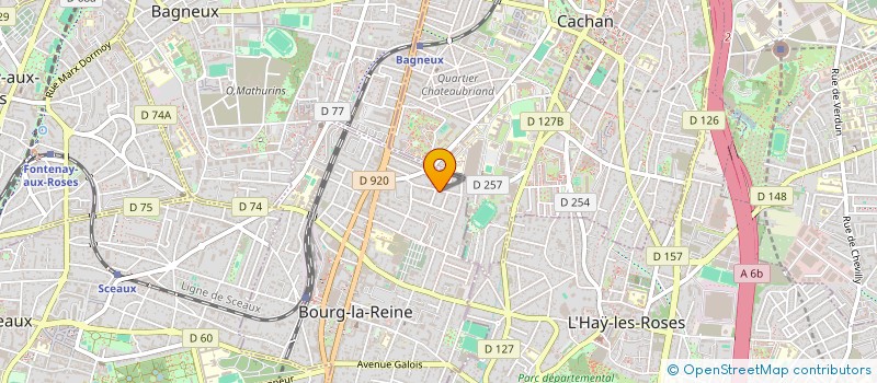 localisation de l'entreprise MONSIEUR STEPHANE GRAZZINI à BOURG-LA-REINE