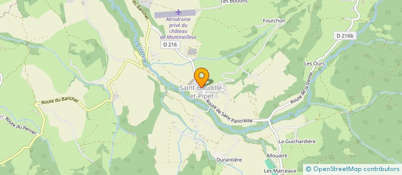 localisation de l'entreprise MONSIEUR STEPHANE GREGOIRE  SAINT-BAUDILLE-ET-PIPET