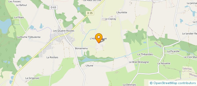 localisation de l'entreprise MONSIEUR STEPHANE GREGOIRE  IFFENDIC