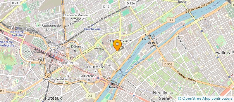 localisation de l'entreprise MONSIEUR STEPHANE GREGORYSATHA à COURBEVOIE