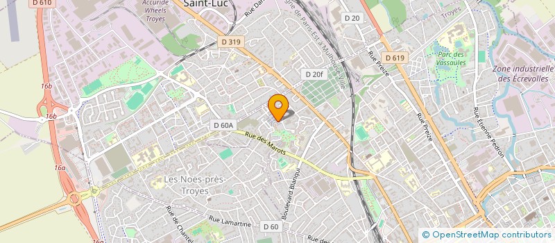 localisation de l'entreprise MONSIEUR STEPHANE GRENIER  TROYES