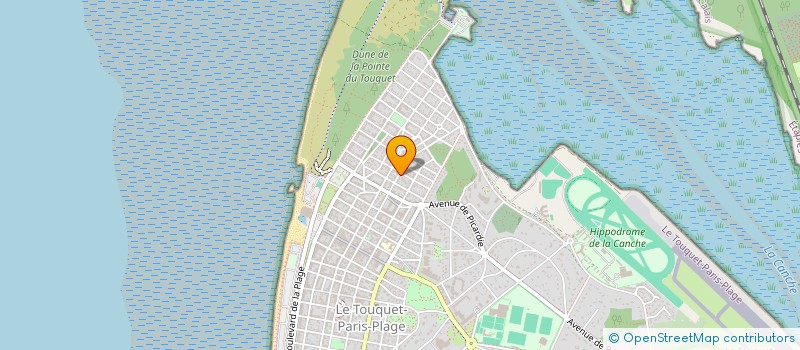 localisation de l'entreprise MONSIEUR STEPHANE GRIBLING  LE TOUQUET PARIS PLAGE