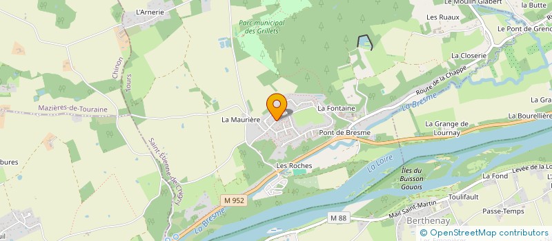 localisation de l'entreprise MONSIEUR STEPHANE GRIMAUD  SAINT-ETIENNE-DE-CHIGNY