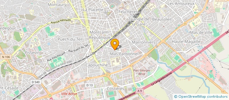 localisation de l'entreprise MONSIEUR STEPHANE GRIOT  NIMES